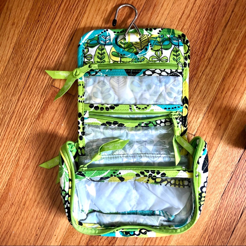 Hanging travel size toiletry bag